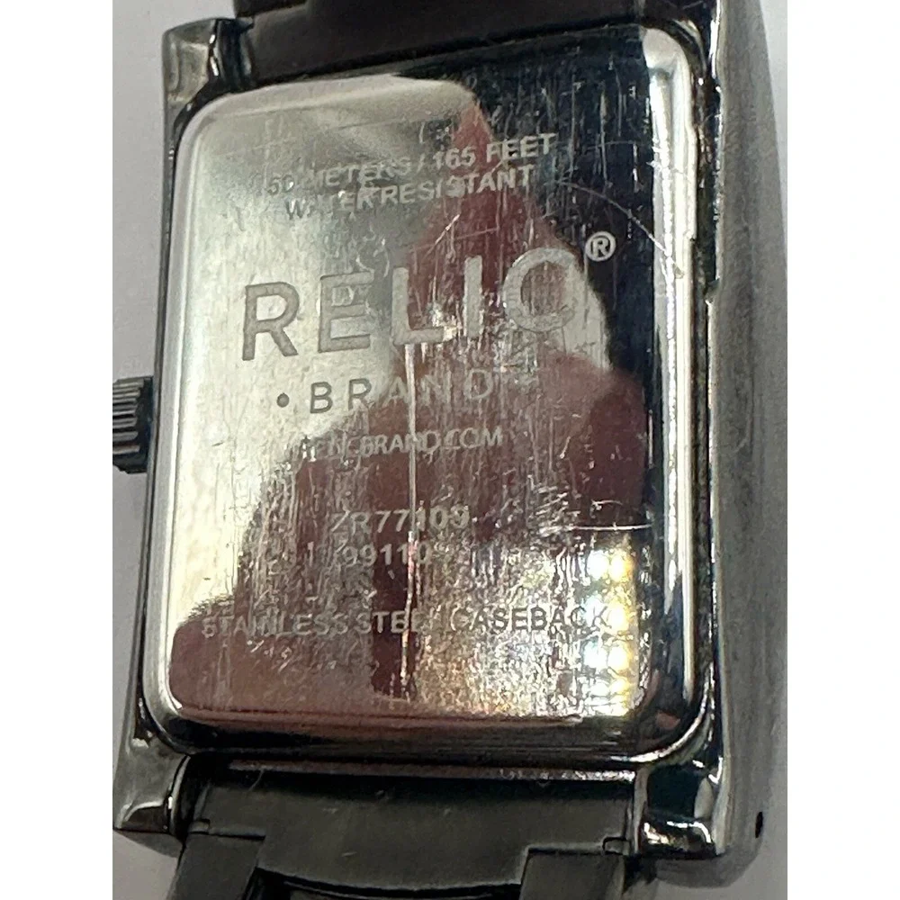 Relic ZR77109‎ Stainless Steel Gunmetal Date 31MM 6.5